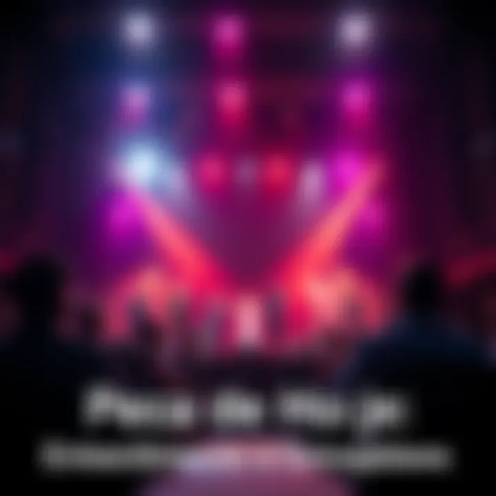 Actors performing an intense scene on stage under bright lights, captivating the audience