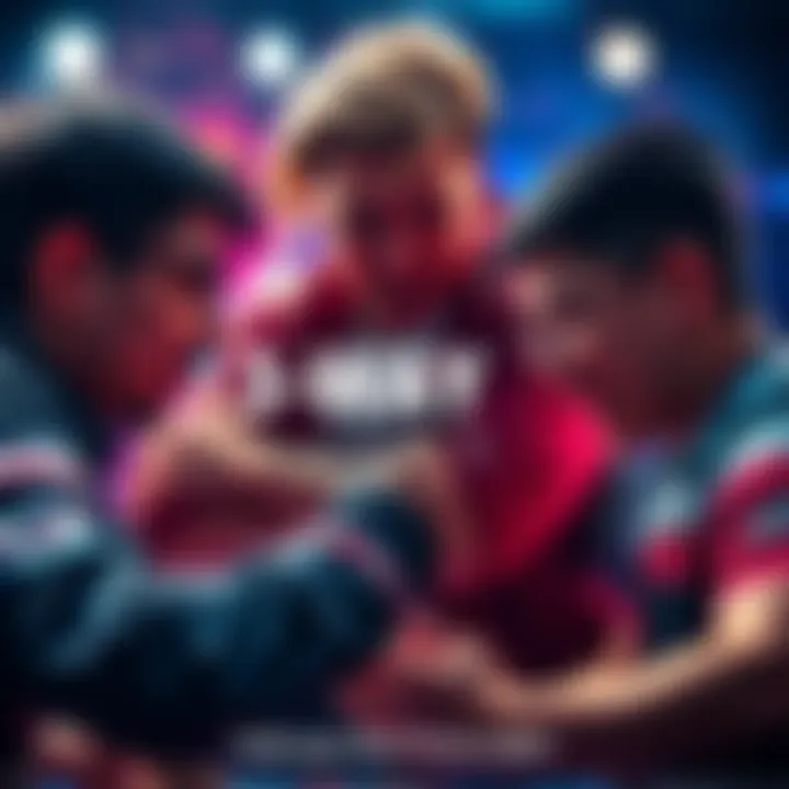 Three participants face off in a heated competition, showcasing their strategies and emotions during a dramatic moment.