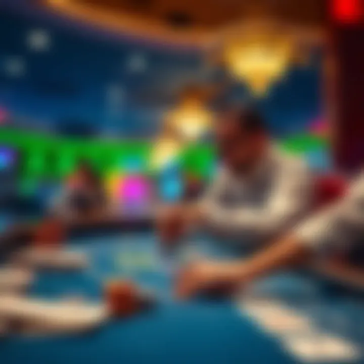 A casino dealer receiving a tip from a player at a craps table in Las Vegas