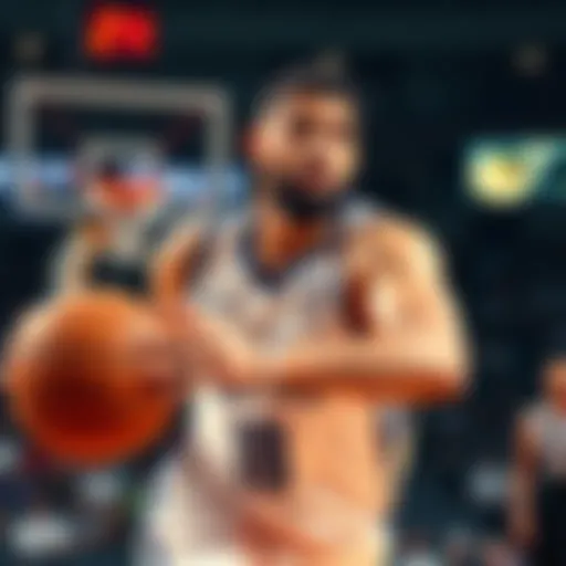 Tobias Harris Making an Assist Tobias Harris passing the ball during a basketball game, showcasing his playmaking skills