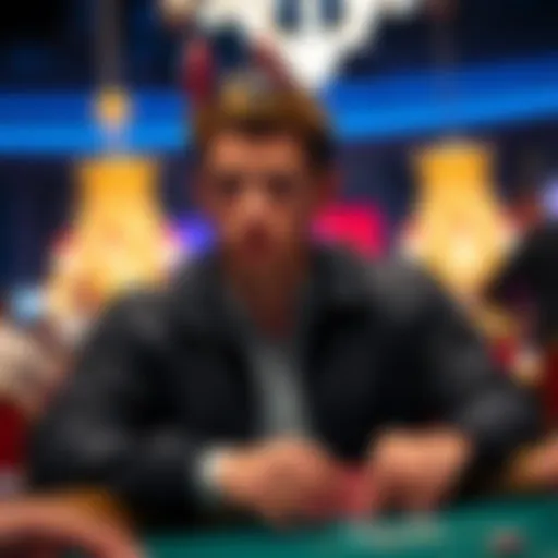 Tom Dwan appears worried with a thoughtful expression while sitting at a poker table