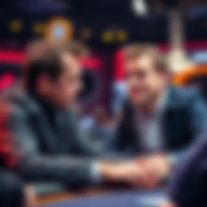 Tom Dwan and Gus Hansen answering poker questions live with an audience