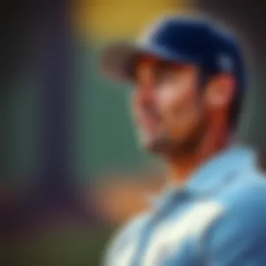 Tony Finau on the golf course Tony Finau preparing to tee off during a PGA event, looking focused and determined.