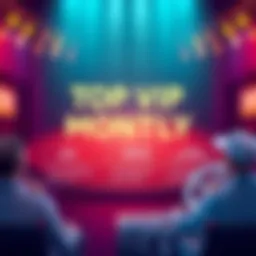 A graphic showing criteria for qualifying as a Top VIP Monthly with a focus on performance and betting requirements.