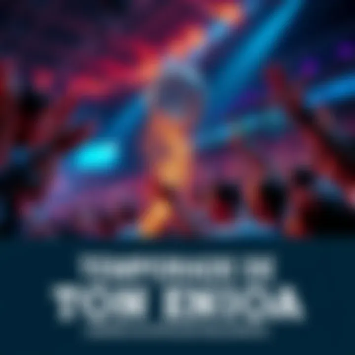 Participants competing in an intense tournament setting with cheering crowds and vibrant atmosphere