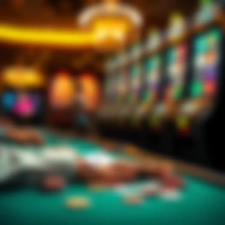 Transforming Freeplay into Cash A person playing video poker with focus, showing poker cards and chips on the table, symbolizing the strategy of converting freeplay into real money.