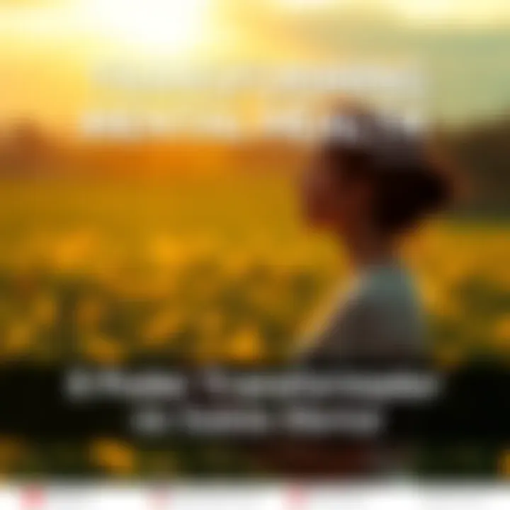 A person practicing mindfulness in a serene setting, representing the positive impact of simple daily changes on mental health.