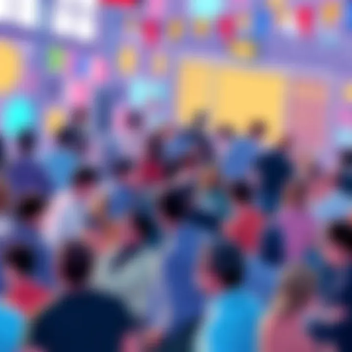 A collage of people discussing new trends and products in 2025.