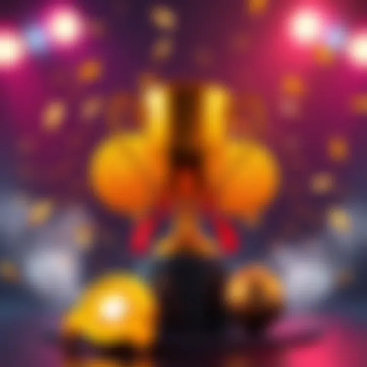 A visual of a trophy alongside bonus rewards symbols, representing the attractive new ranking system.