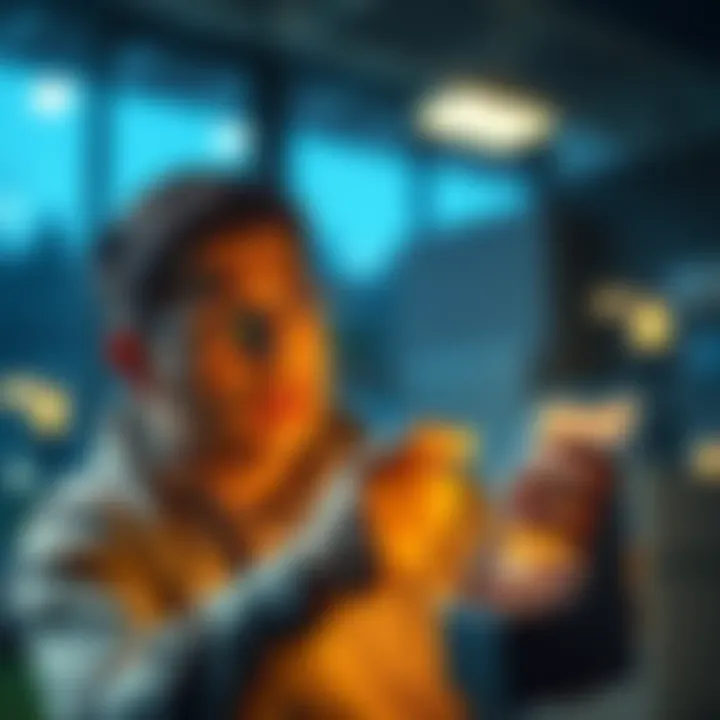 Person looking worried while checking a tracking app for their Level 4 package delivery