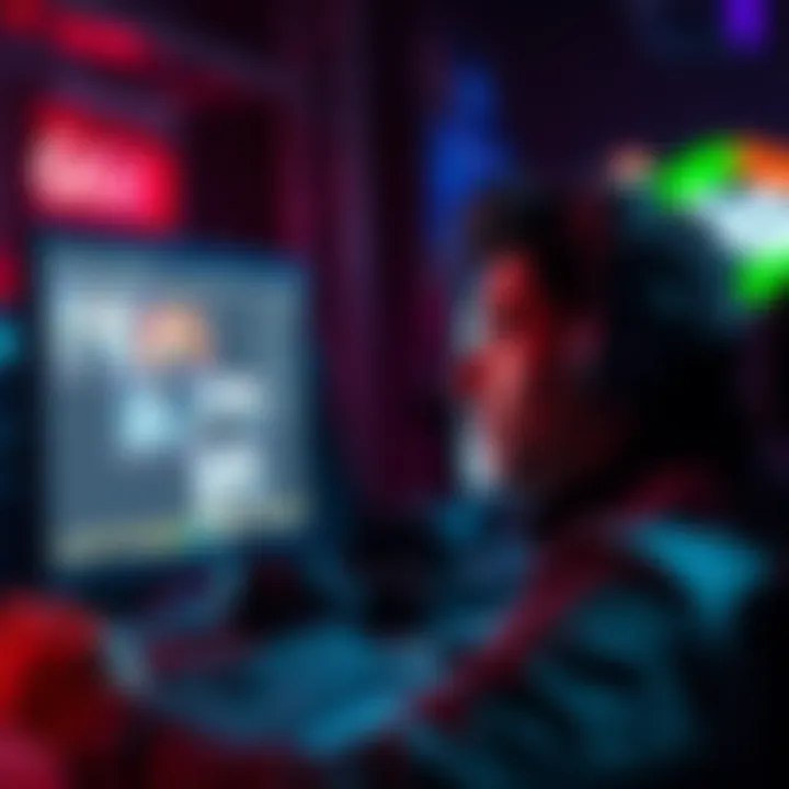 A player looking frustrated at a computer screen showing frozen GG Zoom tables
