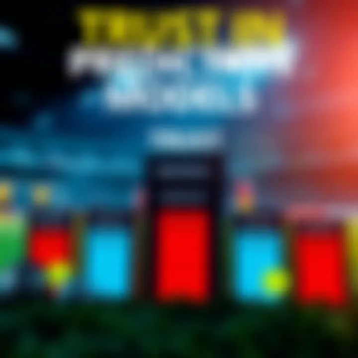 A graphic showing various prediction models with confidence ratings displayed, highlighting the discussion on their reliability for betting sites.