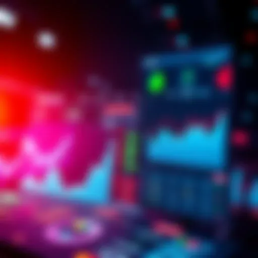 A dynamic interface showing UFC betting odds alongside AI analytics charts and graphs