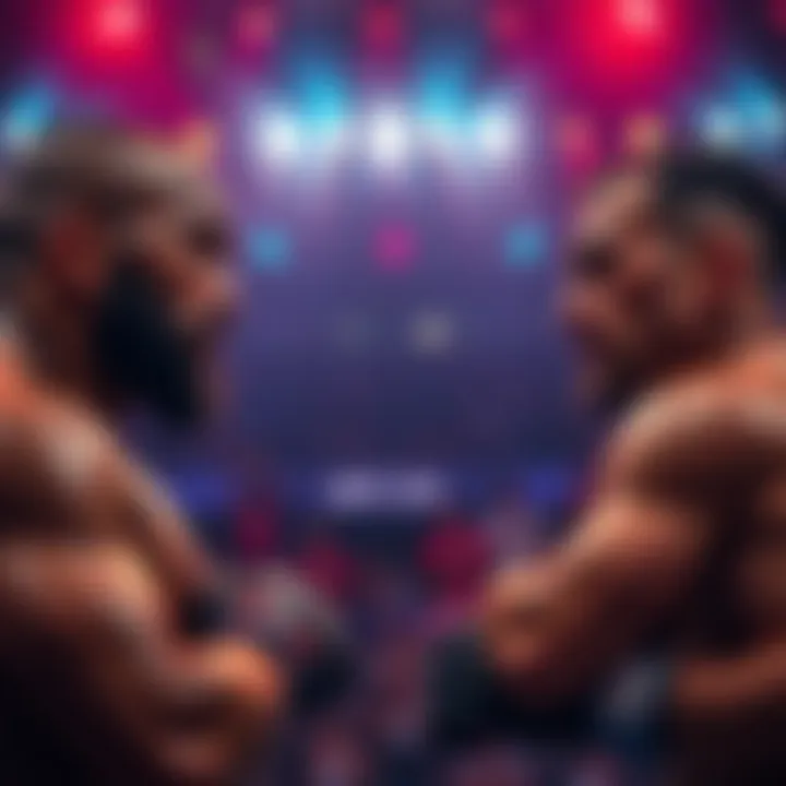 Fighters preparing for their matches at UFC 324, showcasing intense training and anticipation.