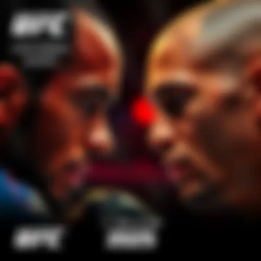 Fighters competing in the UFC Contender Series 2025, with a focus on Ilian Bouafia and N. Santana faces.