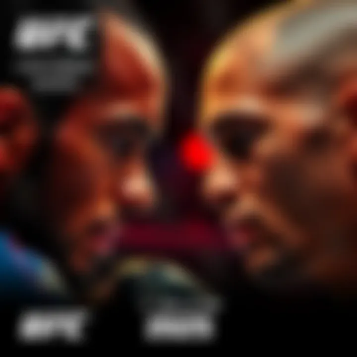 Fighters competing in the UFC Contender Series 2025, with a focus on Ilian Bouafia and N. Santana faces.