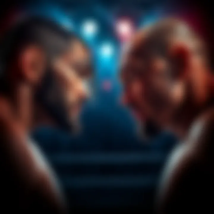 UFC Fight Night Nurmagomedov vs Song Fighters Nurmagomedov and Song facing off in the octagon with intense expressions