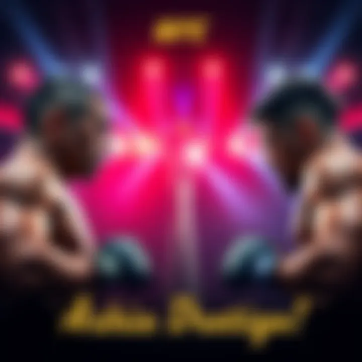 Fighters preparing for a match at UFC event in Seattle