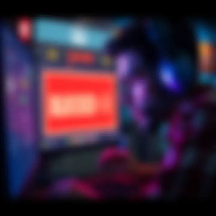 A concerned UK player looking at a computer screen with a blocked GG Poker account message