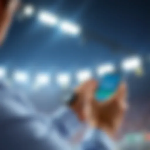 A person using the Underdog app to place bets with moneyline and spread options.