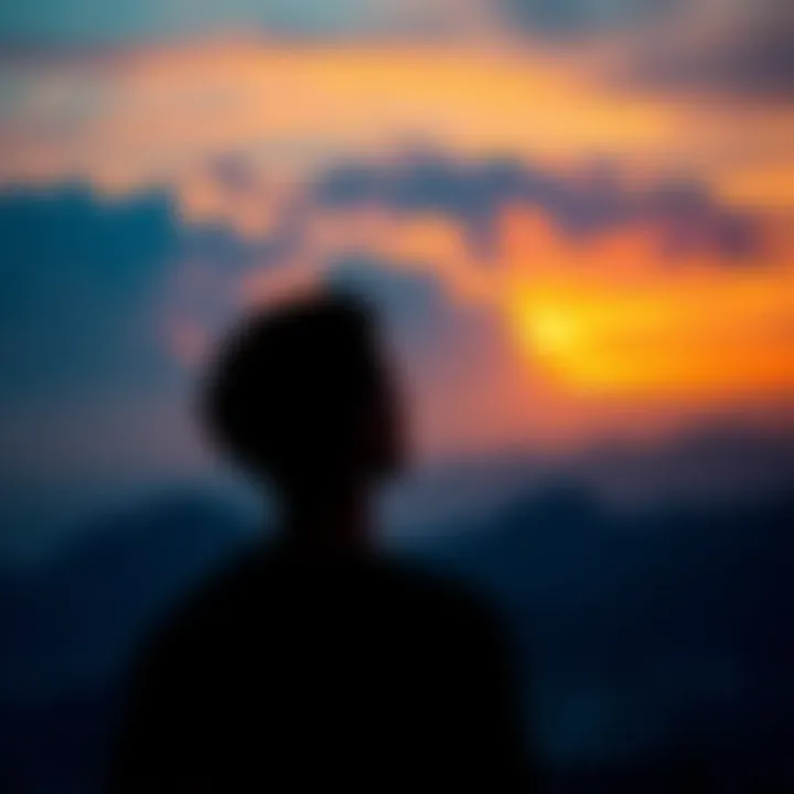 A thoughtful person gazing into the distance, reflecting on the meaning of loss.