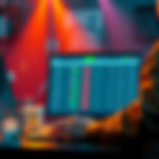 A person analyzing sports betting odds on a laptop, highlighting parlay betting strategies for increased winnings.