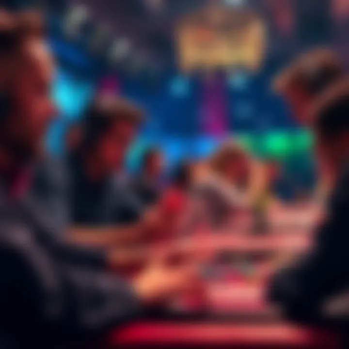 Players engaging in an online Uno game featuring betting options, showing excitement and focus during the match.