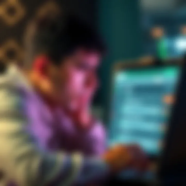 A person frustrated while trying to withdraw money from an online betting site, displaying account issues on their laptop.