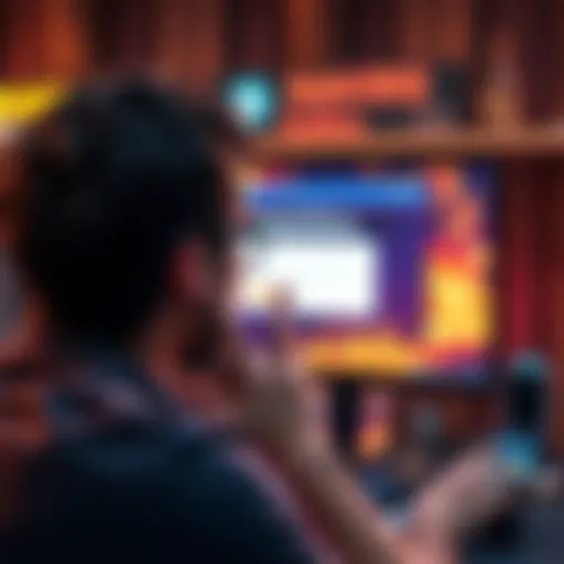 A frustrated person looking at a computer screen displaying a message about the removal of a welcome bonus.