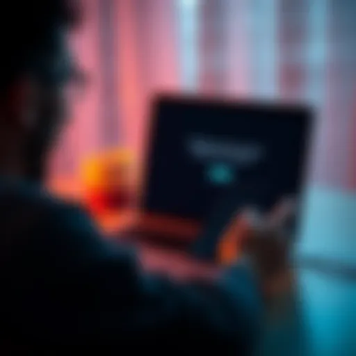 A person frustrated while trying to access an account on a laptop, holding a lost phone in hand, showing a 2FA authentication error message on the screen.