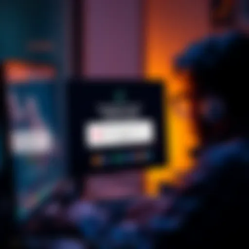 A person looking at a computer screen showing a withdrawal error message, expressing frustration over blocked access to their funds.