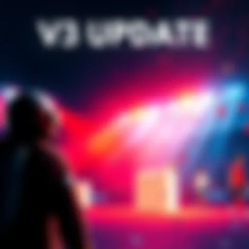 Visual representation of V3 update results with winning statistics