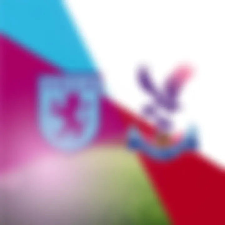 Logos of Villa and Palace teams displayed together, symbolizing their matchup in a sports betting discussion.