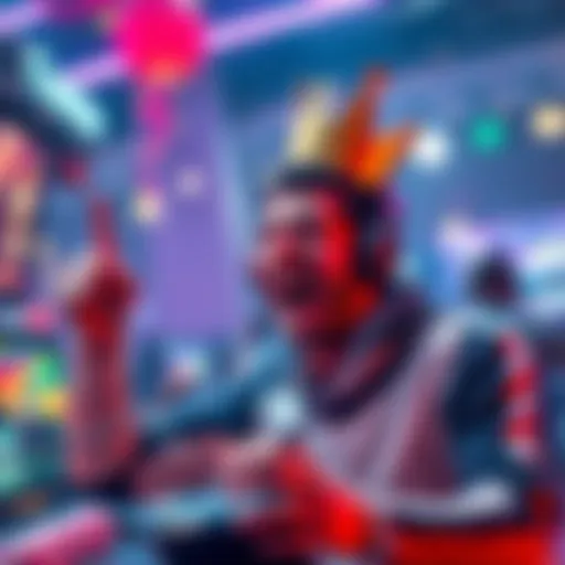 Player celebrating a bonus while showing excitement but feeling worried about losses