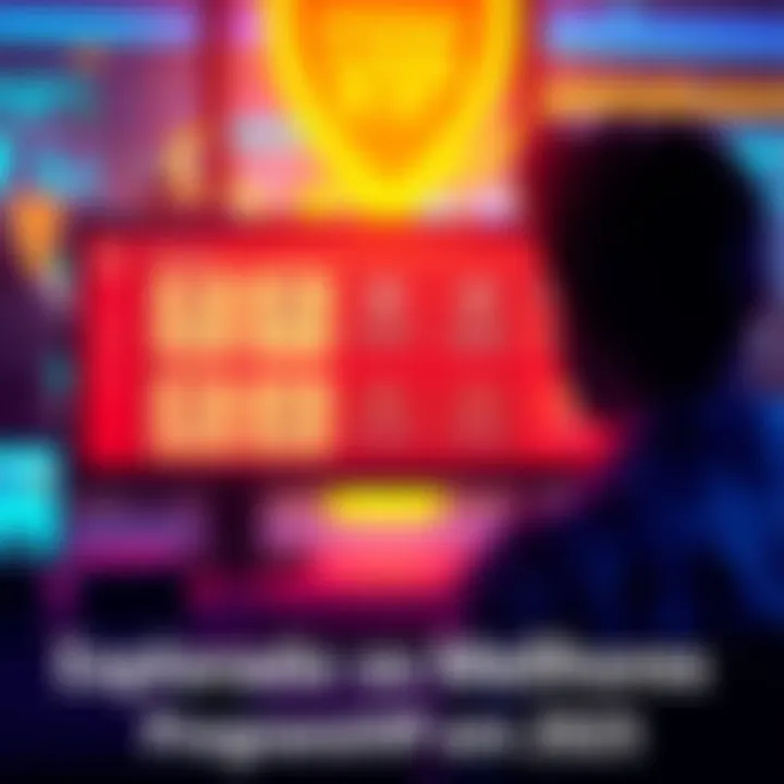 A person looking at a computer screen with various VIP program options displayed, showing different benefits and features.