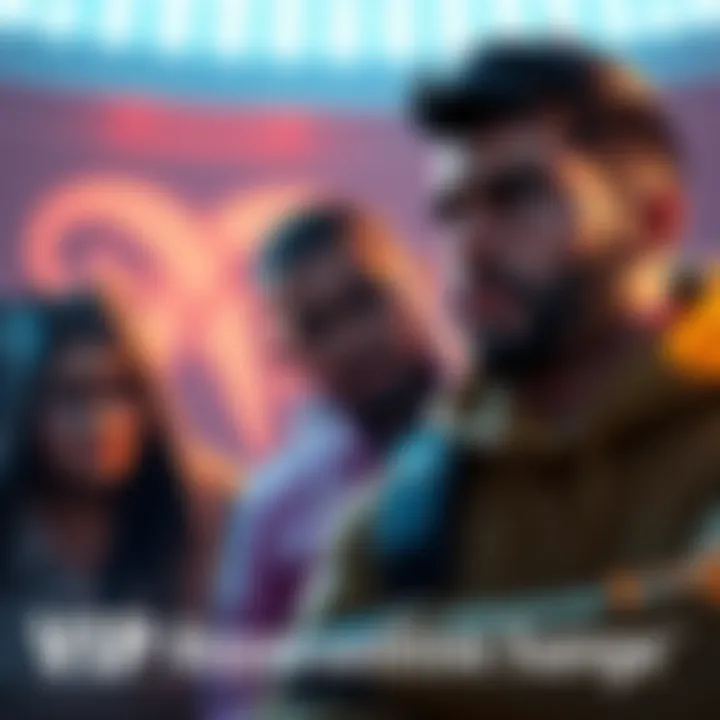 A scene showing two characters, Tijana and Johnathon, with a confused player in the background, illustrating the change in VIP representation.