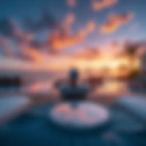 A person relaxing in a beach chair at Baha Mar, looking forward to a fun day while waiting for their wife to get ready.