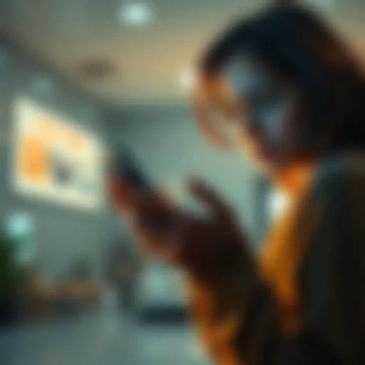 A person looking frustrated while waiting for a reply from a host on their smartphone