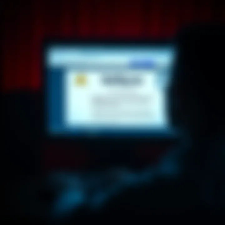 Warning About Betting Website A concerned person looking at a computer screen with the betting website betty.ca displayed, showing a warning message about personal information requirements.