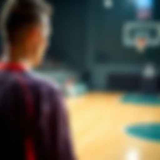 A basketball coach advising against selecting player Shai for the game, with a concerned look.