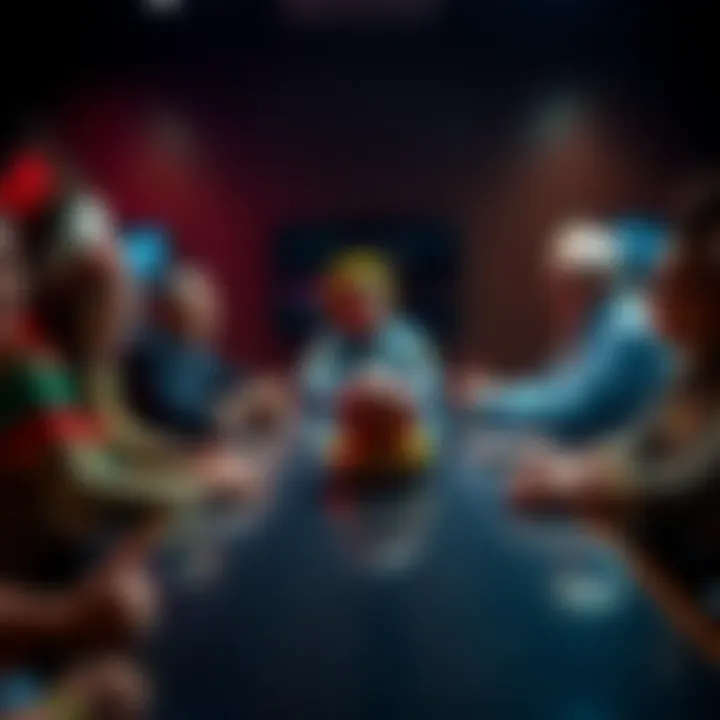 Members of various Washington tribes discussing online sports betting challenges in a conference room