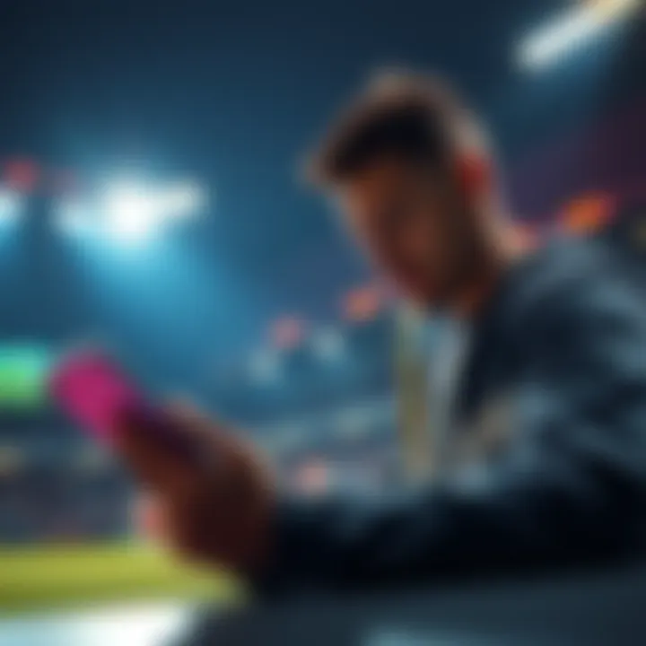 A person reviewing betting odds and strategies for the weekend