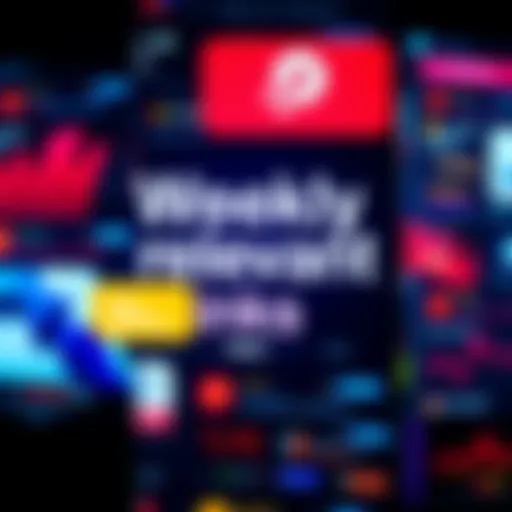 A collection of highlighted links presented on a digital screen, showcasing important web content for the week.