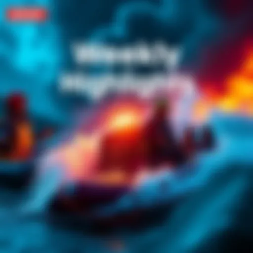 Graphic showing highlights of key rescues from the week, with community reactions