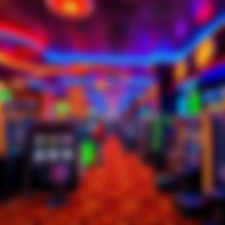 A bustling casino floor in Wendover with players at slot machines and gaming tables