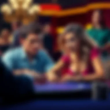Wesley accuses Britney of collusion Wesley and Britney at a poker table with tense expressions, while Peter looks concerned in the background