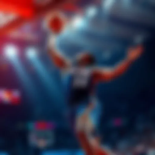 Russell Westbrook takes a contested shot during a tense moment in the game