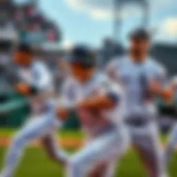 White Sox players in action during a game against the Twins, showcasing teamwork and determination on the field.