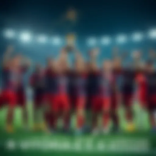 A sports team celebrating a victory with smiles and cheers on the field after a game.
