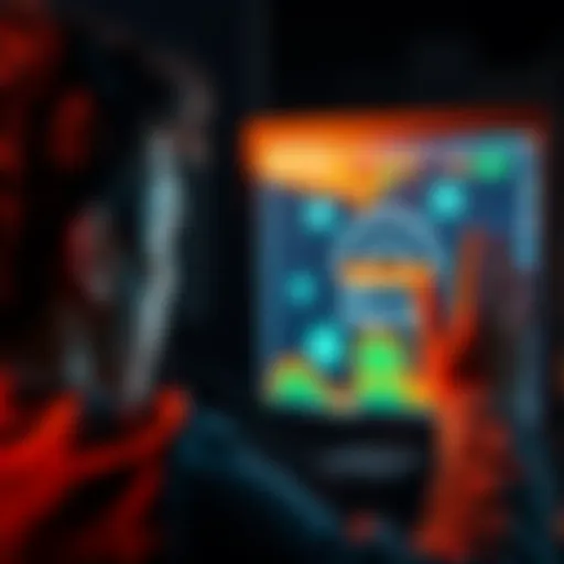 A person looking at a computer screen showing a loading symbol, expressing frustration over slow withdrawal approval times.